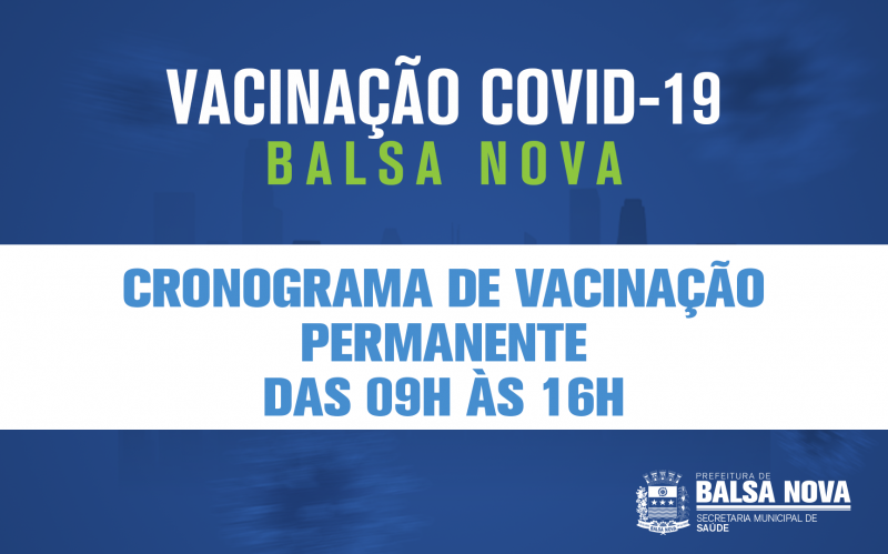 VACINA COVID-19 | BALSA NOVA