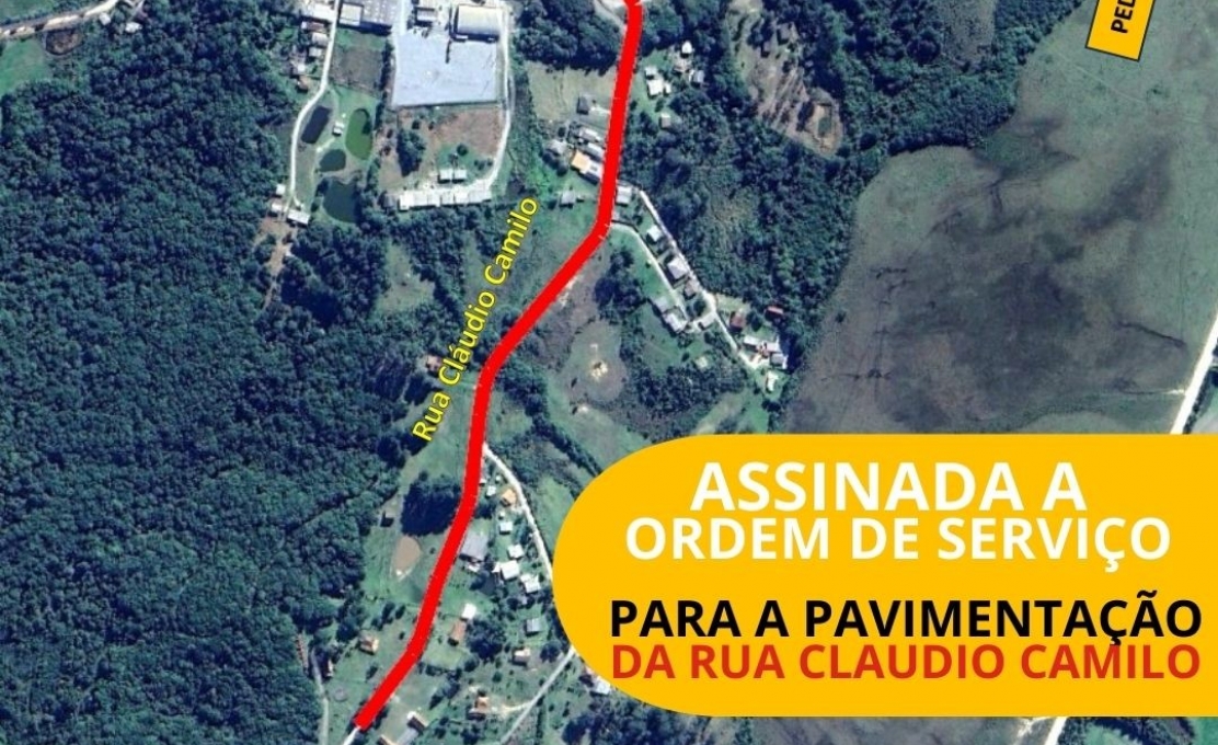 Nova pavimentação para a Rua Cláudio Camilo - Boqueirão