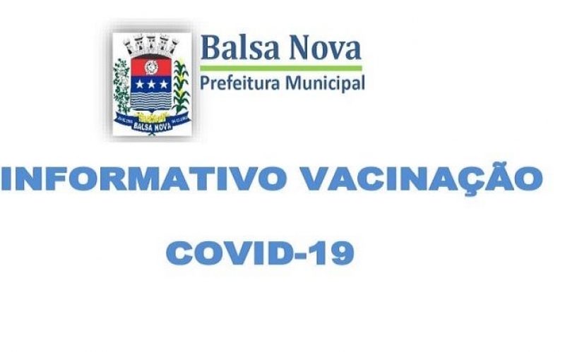 Informativo Vacinados contra COVID-19 até 13/04/2021