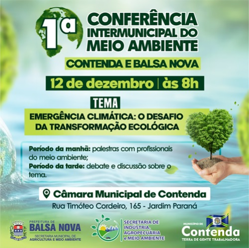 A Primeira Conferência Intermunicipal de Meio Ambiente de Contenda e Balsa Nova