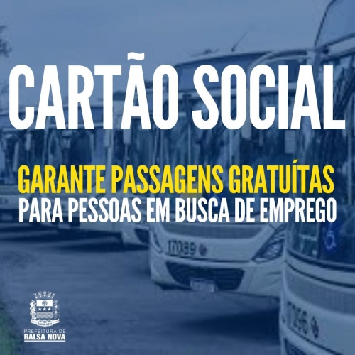 CARTÃO SOCIAL