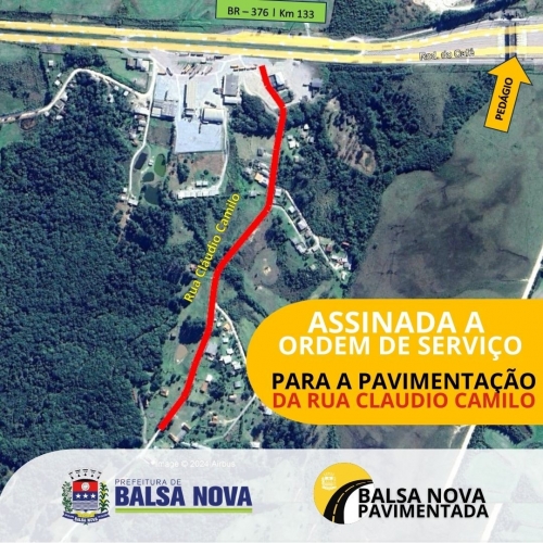 Nova pavimentação para a Rua Cláudio Camilo - Boqueirão