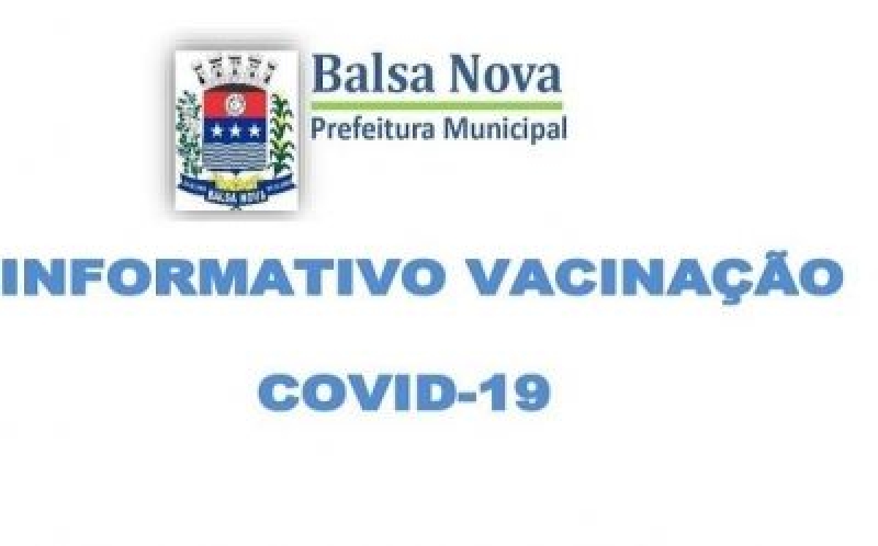 Informativo Vacinados contra COVID-19 até 19/04/2021