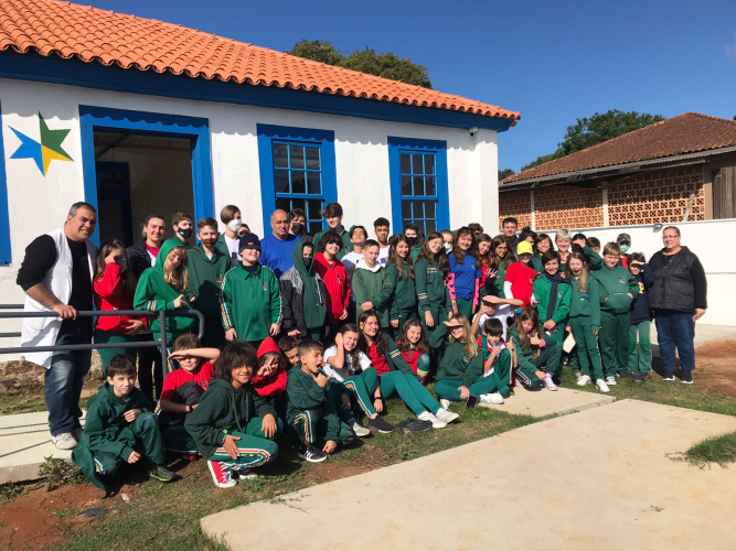 Escola visita São Luiz do Purunã