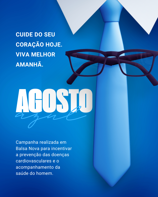 Agosto Azul | Coração Saudável – Vida Saudável