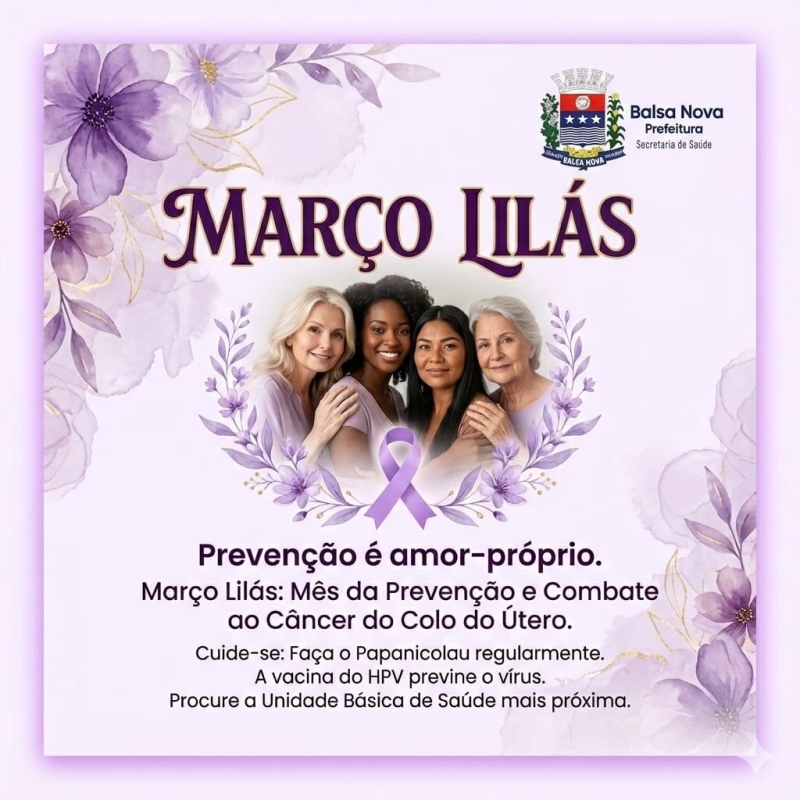 Março Lilás: Prevenção é um ato de Amor-Próprio!